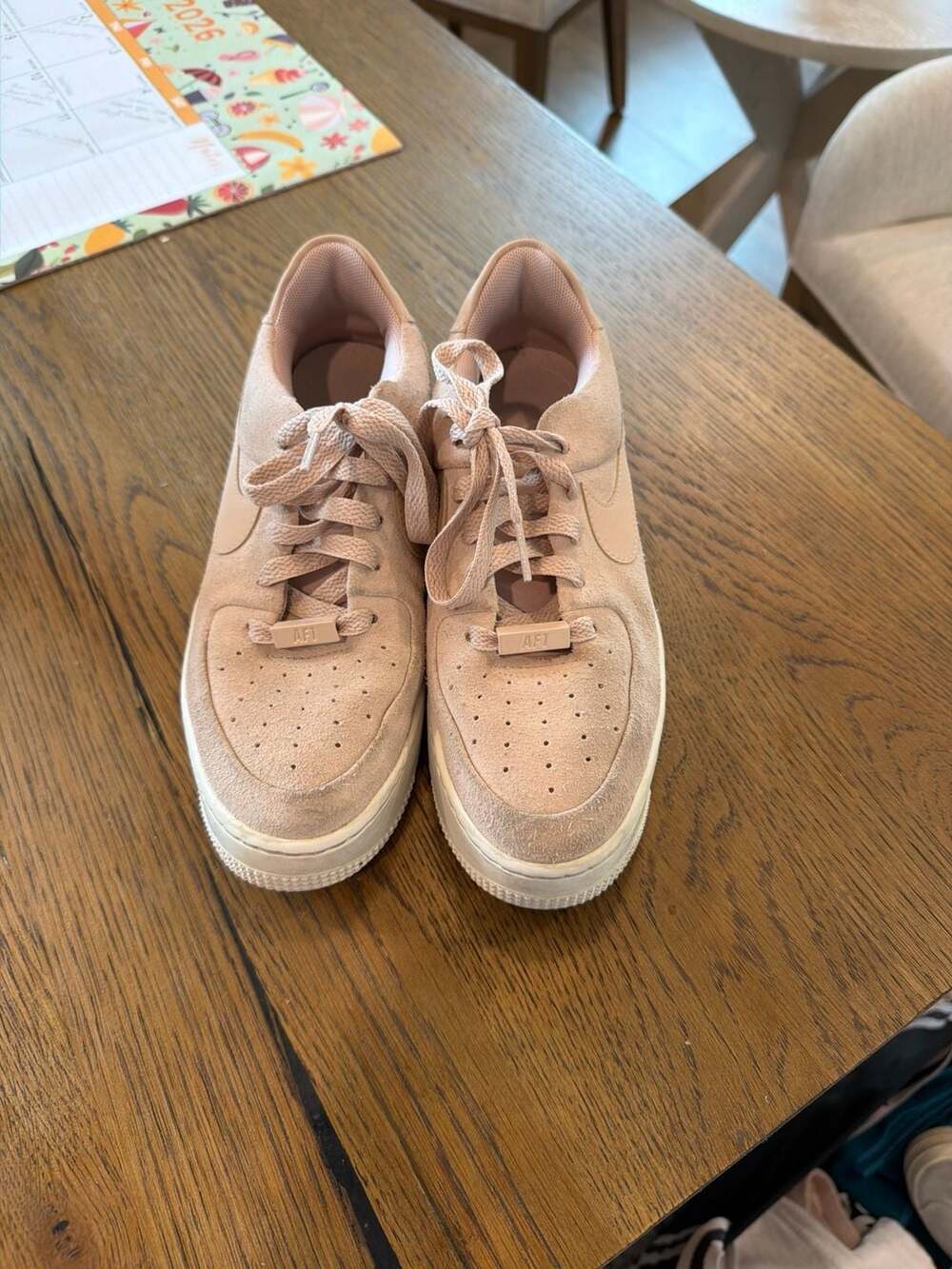 Nike Women's Air Force 1 Sage Low Particle Beige Suede AR5339-201